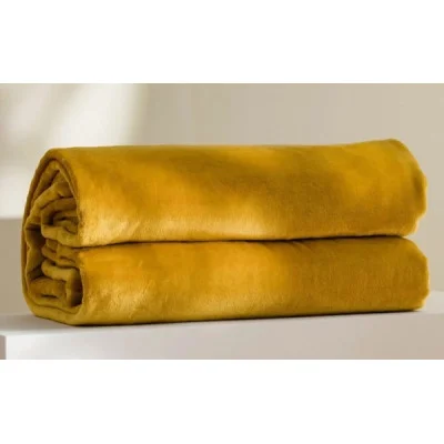 Blanket Floss 200x220 yellow